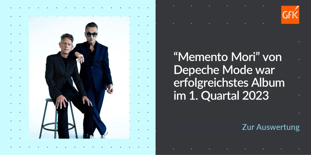 "Memento Mori" von Depeche Mode war erfolgreichstes Album im 1. Quartal 2023