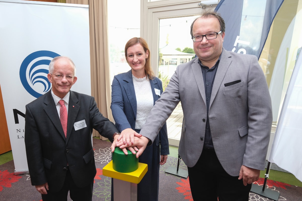 DAB+ Startin Niedersachsen: Dr. Jörg Mielke, Francie Petrick, Prof. Christian Krebs (Bild: NLM)