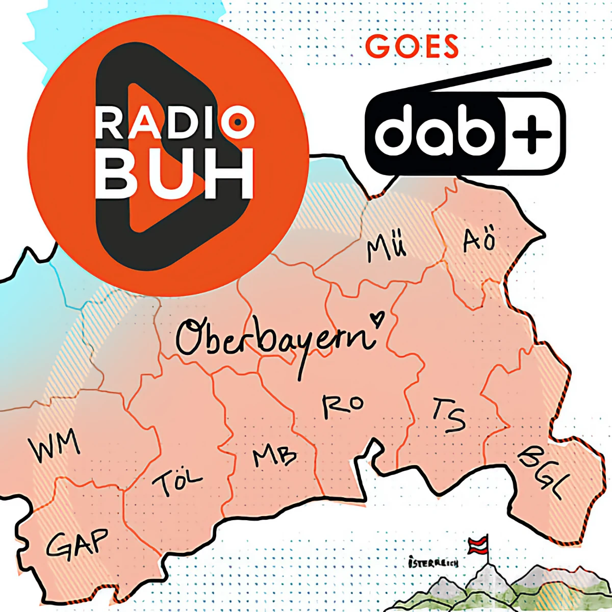Radio BUH-Sendegebiet
