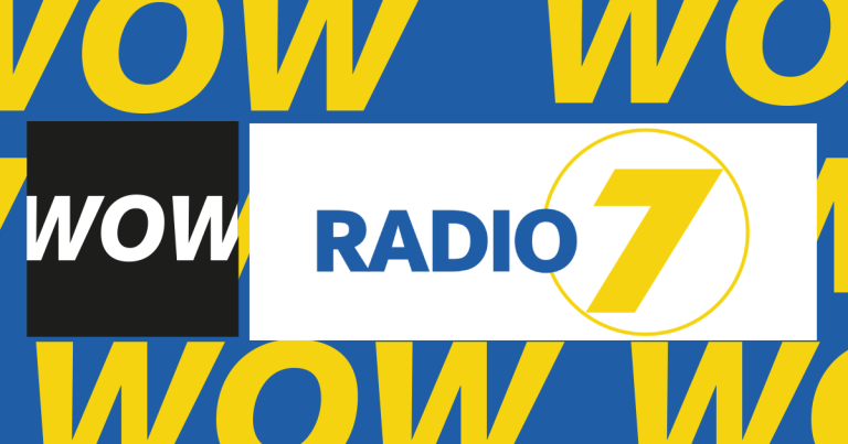 Radio 7 mit WOW Radiobranding-Jingles