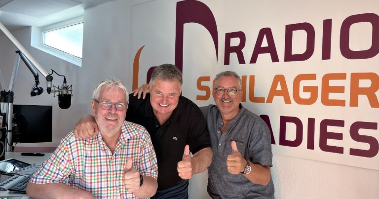 Herbert Pjede, Peter Bartsch und Frank Brach (Bild: © Radio Schlagerparadies)