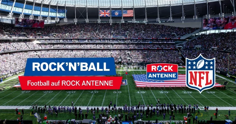 Mit ROCK ANTENNE die NFL hautnah und exklusiv im Radio erleben (Bild: RTL / NFL / ROCK ANTENNE)