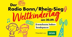 Weltkindertag auf den Radiosendern der Rheinland Kombi (Bild: Radio Bonn/Rhein-Sieg)