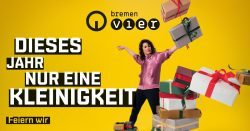Bremen Vier Plakate Quer Weihnachten Gelb fb