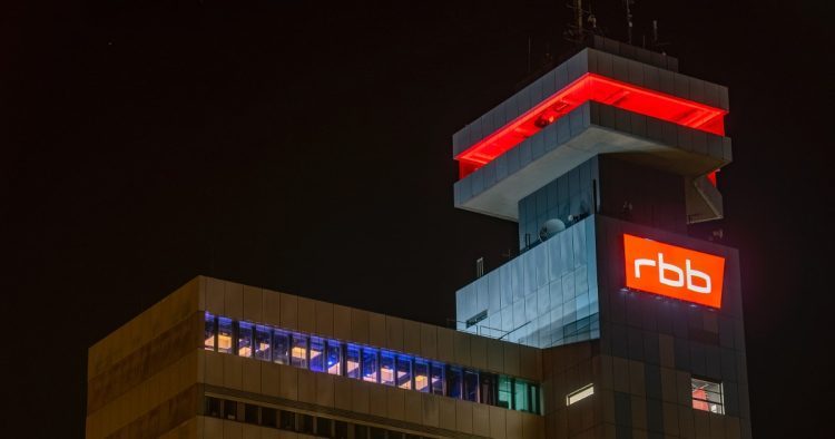 rbb Berlin - Fernsehzentrum und Haus des Rundfunks (Bild zur rbb-Imagestudie 2023: © rbb/Oliver Ziebe)