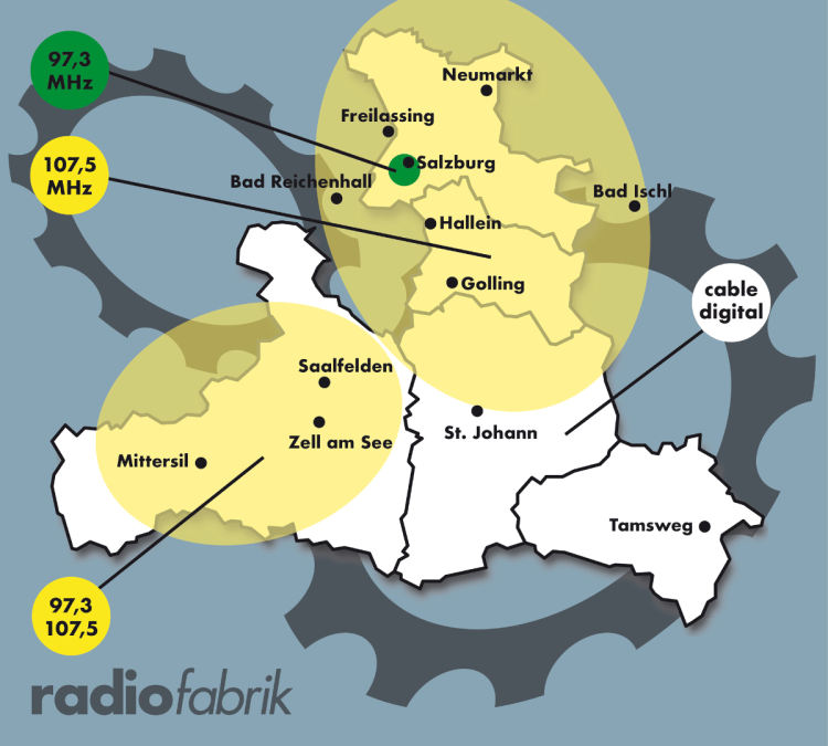 Radiofabrik erweitert Sendegebiet auf zwei Drittel des Bundeslands. (Bild: © Radiofabrik)